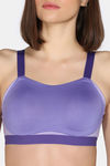 Zelocity High Impact Quick Dry Sports Bra - Aster Purple — thumbnail 5